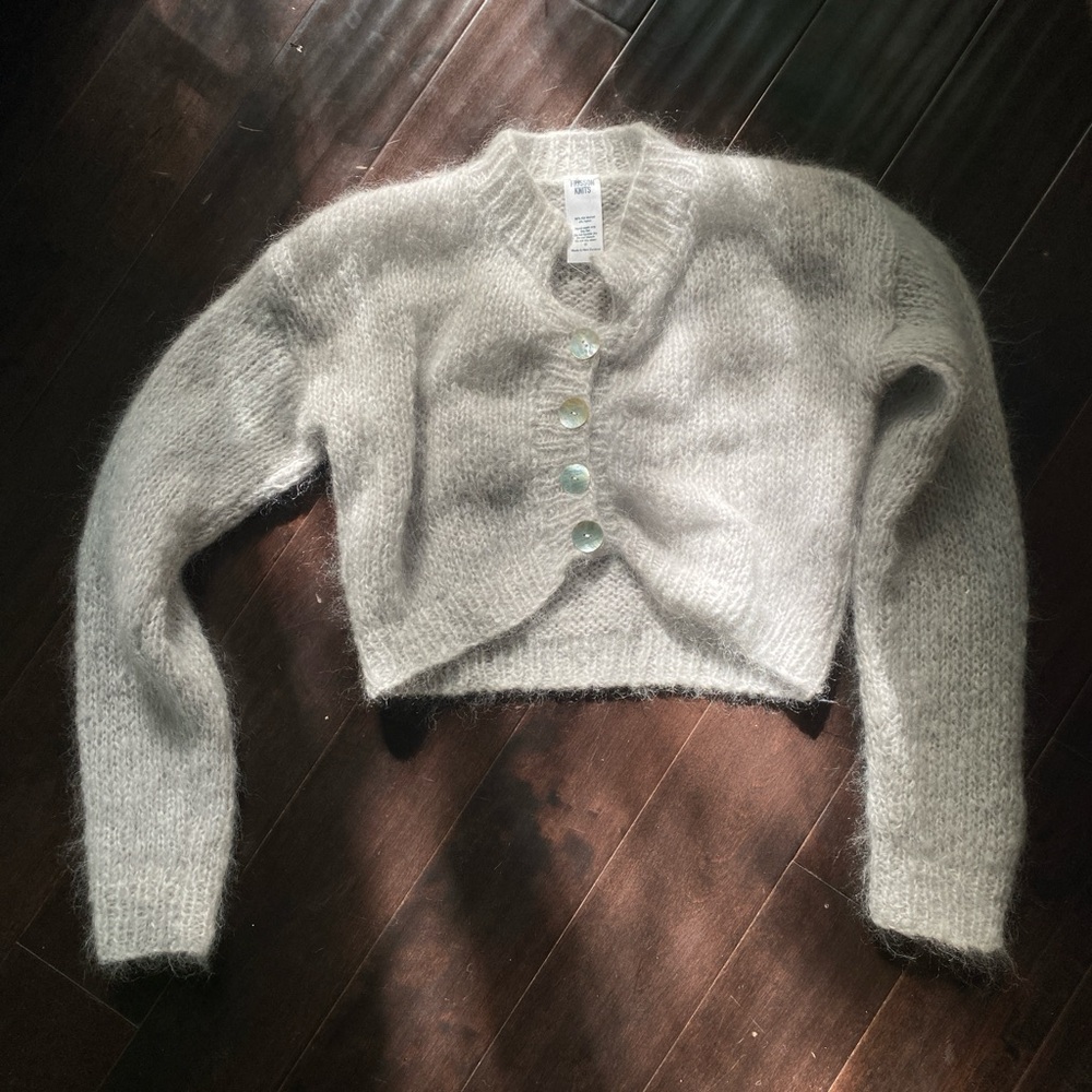 Elegant Cream Women's Cardigan